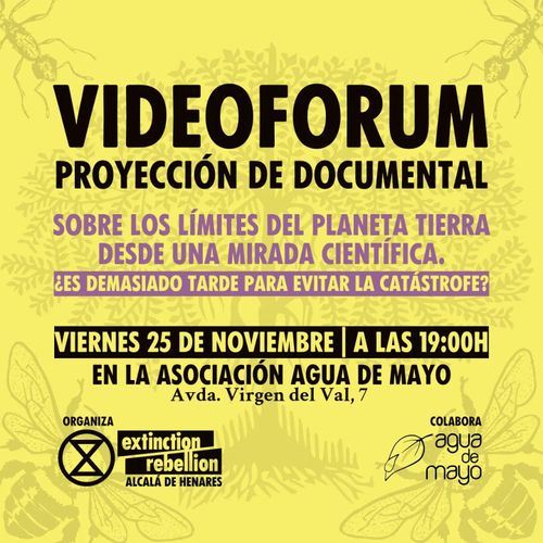 🎥 VideoForum "¿Es demasiado tarde para evitar la catástrofe?" + Noche en Verde