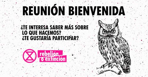 Bienvenida Extinction Rebellion España.