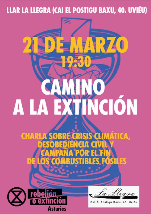 [Charla] Camino a la extinción + campaña por el fin de los subsidios fósiles