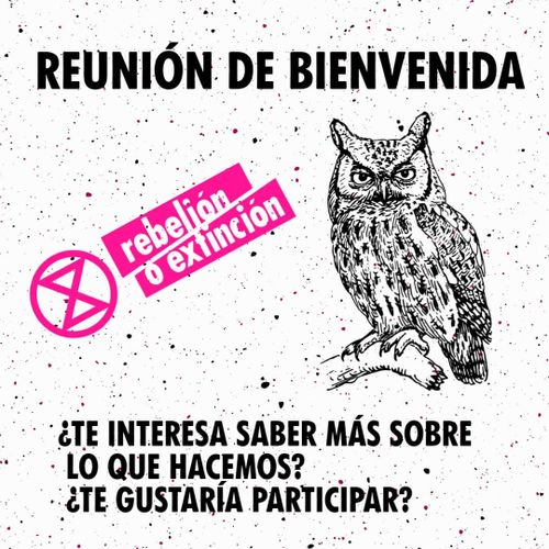 Sesiones de Bienvenida - Extinction Rebellion.