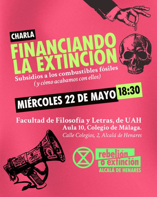 Charla: Financiando la extinción