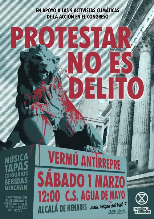 Vermú antirrepre: Protestar no es delito!