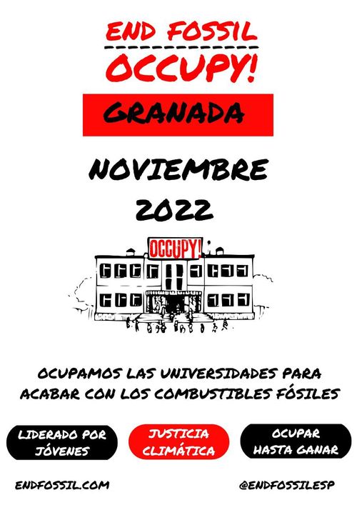 Ocupaci贸n de Universidad - End Fossil Occupy